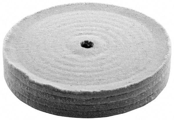 Divine Brothers - 12" Diam x 2" Thick Unmounted Buffing Wheel - Polishing Wheel, 3/4" Arbor Hole - Caliber Tooling