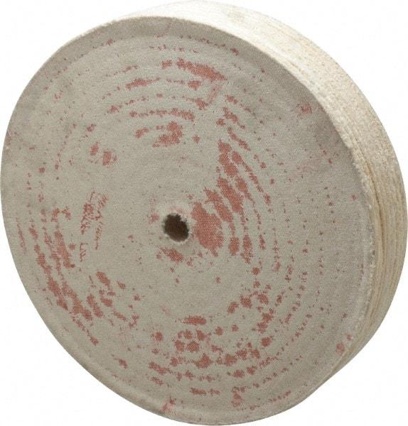 Divine Brothers - 10" Diam x 2" Thick Unmounted Buffing Wheel - Polishing Wheel, 3/4" Arbor Hole - Caliber Tooling