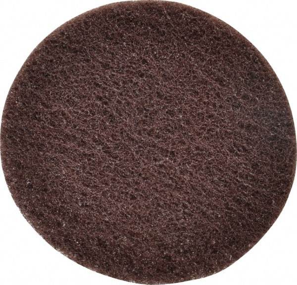 Superior Abrasives - 4" Very Fine Grade Aluminum Oxide Deburring Disc - Arbor Connection, Red, 6,000 Max RPM - Caliber Tooling