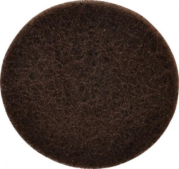 Superior Abrasives - 4" Fine Grade Aluminum Oxide Deburring Disc - Arbor Connection, Red, 6,000 Max RPM - Caliber Tooling