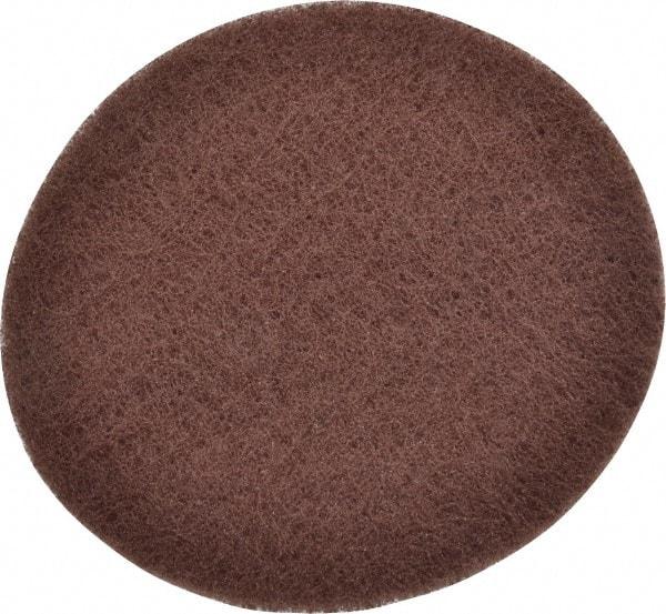 Superior Abrasives - 6" Very Fine Grade Aluminum Oxide Deburring Disc - Quick Change Connection, Red, 3,600 Max RPM - Caliber Tooling