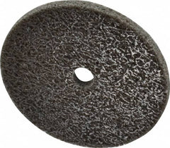 Standard Abrasives - 2" Diam, 1/8" Face Width, 1/4" Center Hole, Medium Grade, Aluminum Oxide Deburring Wheel - Unitized, Hard Density 8 Grade, 22,000 RPM - Caliber Tooling