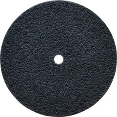 Standard Abrasives - 3" Diam, 1/4" Face Width, 1/4" Center Hole, Fine Grade, Silicon Carbide Deburring Wheel - Unitized, Soft/Medium Density 6 Grade, 12,000 RPM - Caliber Tooling