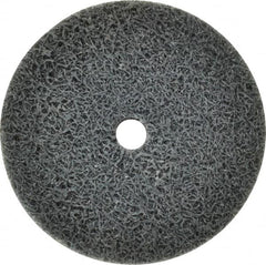 Standard Abrasives - 2" Diam, 1/4" Face Width, 1/4" Center Hole, Fine Grade, Silicon Carbide Deburring Wheel - Unitized, Soft Density 5 Grade, 18,000 RPM - Caliber Tooling