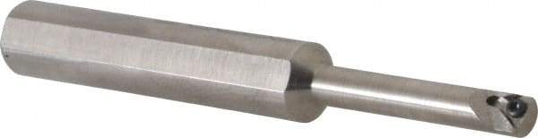 Seco - 0.3" Min Bore Diam, 4" OAL, 1/2" Shank Diam, STLD Indexable Boring Bar - 1-1/2" Max Bore Depth, TD.. 1.2 Insert, Screw Holding Method - Caliber Tooling