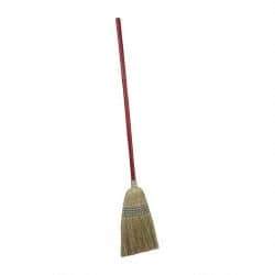 PRO-SOURCE - 56" OAL Corn Bristle Broom - Wood Handle - Caliber Tooling