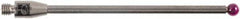 Renishaw - 0.1181 Inch Ball Diameter, Carbide Stem, M3 Thread, Ruby Point Ball Tip CMM Stylus - 1.7205 Inch Working Length, 0.0787 Inch Stem Diameter, 1.9685 Inch Overall Length - Caliber Tooling