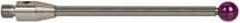 Renishaw - 0.1575 Inch Ball Diameter, Carbide Stem, M3 Thread, Ruby Point Ball Tip CMM Stylus - 1.4173 Inch Working Length, 0.0787 Inch Stem Diameter, 1.5748 Inch Overall Length - Caliber Tooling