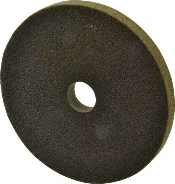 Standard Abrasives - 6" Diam, 1/2" Face Width, 1" Center Hole, Medium Grade, Aluminum Oxide Deburring Wheel - Unitized, Hard Density 8 Grade, 6,000 RPM - Caliber Tooling