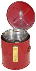 Justrite - Bench Top Solvent-Based Parts Washer - 6 Gal Max Operating Capacity, Steel Tank, 14-1/4" High x 15-5/8" Wide - Caliber Tooling