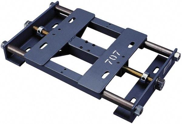 Made in USA - Steel Rigid Fixed Base Motor Base - Adjustable Motor Bases, 143/145 NEMA Frame - Caliber Tooling