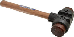 Vaughan Bushnell - 4-1/2 Lb Head 2" Face Rawhide Rawhide Split Head Hammer - Wood Handle - Caliber Tooling