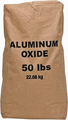 Made in USA - Medium Grade Angular Aluminum Oxide - 120 Grit, 9 Max Hardness, 50 Lb Box - Caliber Tooling