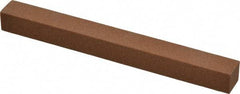 Norton - 4" Long x 3/8" Wide x 3/8" Thick, Aluminum Oxide Sharpening Stone - Square - Caliber Tooling