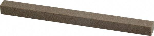 Norton - 4" Long x 1/4" Wide x 1/4" Thick, Aluminum Oxide Sharpening Stone - Square - Caliber Tooling