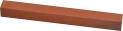 Norton - 4" Long x 3/8" Wide x 3/8" Thick, Aluminum Oxide Sharpening Stone - Square - Caliber Tooling