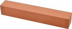 Norton - 6" Long x 1" Wide x 1" Thick, Aluminum Oxide Sharpening Stone - Square, Fine Grade - Caliber Tooling