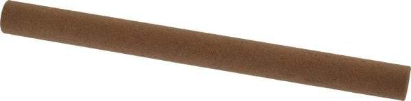 Norton - 6" Long x 1/2" Diam x 1/2" Thick, Aluminum Oxide Sharpening Stone - Round, Medium Grade - Caliber Tooling