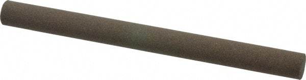 Norton - 6" Long x 1/2" Diam x 1/2" Thick, Aluminum Oxide Sharpening Stone - Round, Coarse Grade - Caliber Tooling