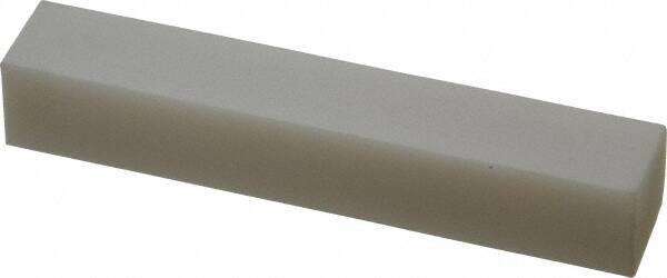 Norton - 3" Long x 1/2" Wide x 1/2" Thick, Novaculite Sharpening Stone - Square, Ultra Fine Grade - Caliber Tooling