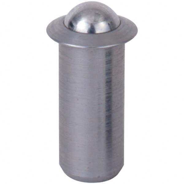 TE-CO - Press-Fit Ball Plungers Body Diameter (Decimal Inch): 0.5000 Body Length (Decimal Inch): 1.2180 - Caliber Tooling