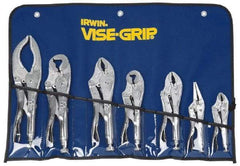 Irwin - 7 Piece Locking Plier Set - Comes in Kit Bag - Caliber Tooling