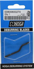 Noga - 1/8" Max Head Diam Countersink Blade - High Speed Steel, Right Handed Blade, Compatible with NogaGrip-1 Handle, RotoDrive Holder, for Hole Inner Surface & Outer Edge - Caliber Tooling