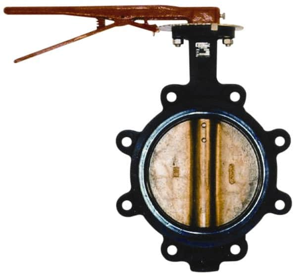 Legend Valve - 3" Pipe, Lug Butterfly Valve - Lever Handle, Cast Iron Body, Buna-N Seat, 200 WOG, Aluminum Bronze Disc, Stainless Steel Stem - Caliber Tooling