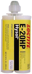 Loctite - 200 mL Cartridge Two Part Epoxy - 20 min Working Time, 4,690 psi Shear Strength, Series E-20HP - Caliber Tooling