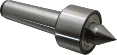 Riten - MT5 Taper Shank, 3-1/16" Head Diam 9,000 Lb Capacity Live Center - 5,000 Max RPM, 2-3/32" Head Length, 1-3/8" Point Diam, 1-13/16" Point Len, 2,800 Lb Max Workpc, 10-7/8" OAL, 2" Long Tip, Standard Point - Caliber Tooling