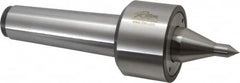 Riten - MT5 Taper Shank, 3-1/16" Head Diam 9,000 Lb Capacity Live Center - 5,000 Max RPM, 2-3/32" Head Length, 1/2" Point Diam, 2-1/2" Point Len, 1,100 Lb Max Workpc, 11-3/8" OAL, 15/16" Long Tip, Long Point - Caliber Tooling