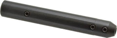 RobbJack - 5/8" Shank Diam Straight Shank with Weldon Flat 1/4" Hole End Mill Holder/Adapter - Through Coolant - Exact Industrial Supply