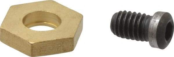 Gibraltar - 13/16" Hex, 5/16-18 Stud Thread, Symmetrical Hex Clamp - 0.11" Hex Height, 15" Thread Length, 10 Clamps - Caliber Tooling