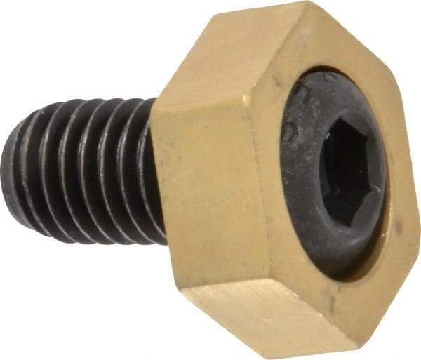 Gibraltar - 1" Hex, 1/2-13 Stud Thread, Symmetrical Hex Clamp - 0.11" Hex Height, 29/32" Thread Length, 10 Clamps - Caliber Tooling