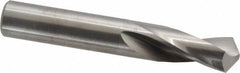 M.A. Ford - 15/32" 118° Spiral Flute Solid Carbide Screw Machine Drill Bit - Bright Finish, Right Hand Cut, 1-1/4" Flute Length, 3" OAL, Faceted Point, Straight Shank - Caliber Tooling