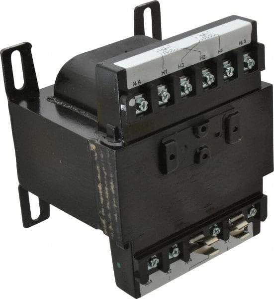 Eaton Cutler-Hammer - 1 Phase, 0.5 kVA, Control Transformer - 2 Input, 1 Output Winding, 50/60 Hz, 5-1/2 Inch Deep x 4-3/4 Inch High, 131°F Temp Rise - Caliber Tooling