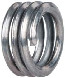 Heli-Coil - #8-32 UNC, 0.164" OAL, Free Running Helical Insert - 3-1/2 Free Coils, Tangless, 304 Stainless Steel, Bright Finish, 1D Insert Length - Exact Industrial Supply