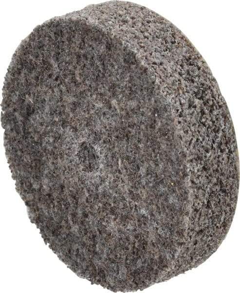 3M - 2" Diam, 1/2" Face Width, 1/4" Center Hole, Coarse Grade, Aluminum Oxide Deburring Wheel - Unitized, Hard Density 7 Grade, 22,100 RPM - Caliber Tooling