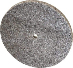 3M - 4" Diam, 1/4" Face Width, 1/4" Center Hole, Coarse Grade, Aluminum Oxide Deburring Wheel - Unitized, Hard Density 7 Grade, 12,100 RPM - Caliber Tooling