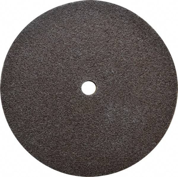 3M - 6" Diam, 1/2" Face Width, 1/2" Center Hole, Medium Grade, Aluminum Oxide Deburring Wheel - Unitized, Hard Density 7 Grade, 7,500 RPM - Caliber Tooling