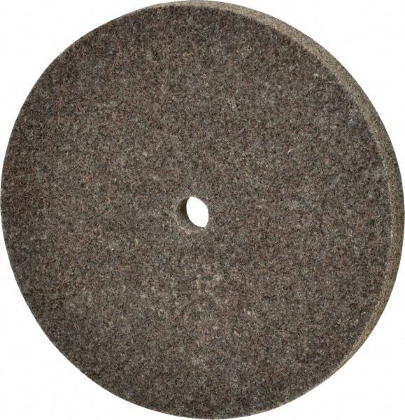 3M - 6" Diam, 1/2" Face Width, 1/2" Center Hole, Coarse Grade, Aluminum Oxide Deburring Wheel - Unitized, Hard Density 7 Grade, 7,500 RPM - Caliber Tooling