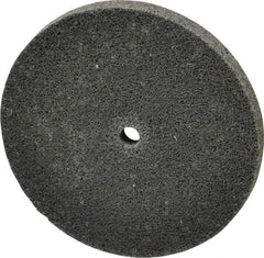 3M - 3" Diam, 1/4" Face Width, 1/4" Center Hole, Fine Grade, Silicon Carbide Deburring Wheel - Unitized, Hard Density 7 Grade, 18,100 RPM - Caliber Tooling