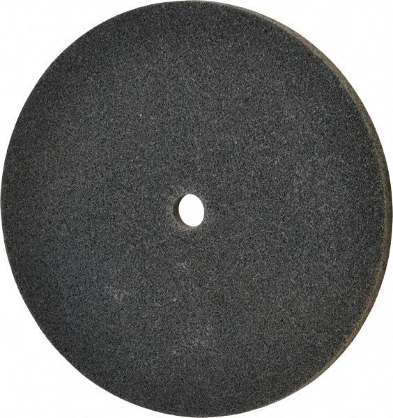 3M - 6" Diam, 1/4" Face Width, 1/2" Center Hole, Fine Grade, Silicon Carbide Deburring Wheel - Unitized, Medium Density 5 Grade, 7,500 RPM - Caliber Tooling