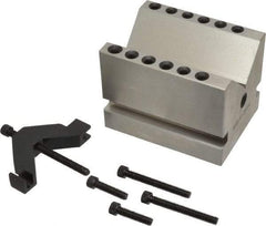 SPI - 2-3/8" Max Capacity, 90° Angle, Hardened Steel V-Block - 3" Long x 4" Wide x 3" High, Sold as Individual - Caliber Tooling