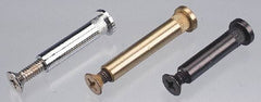 Made in USA - 1/4-20 Thread Barrel, Slotted/Phillips Drive, Stainless Steel Sex Bolt & Binding Post - 3/4" Long Barrel, Grade 18-8 - Caliber Tooling