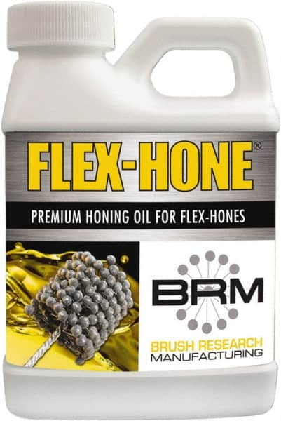 Brush Research Mfg. - Flex-Hone, 1 Qt Bottle Honing Fluid - Straight Oil, For Cutting - Caliber Tooling