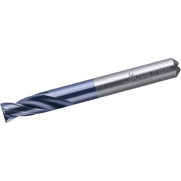 Walter-Titex - 1/8" 180° Spiral Flute Solid Carbide Screw Machine Drill Bit - Caliber Tooling