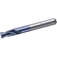 Walter-Titex - 1/8" 180° Spiral Flute Solid Carbide Screw Machine Drill Bit - Caliber Tooling