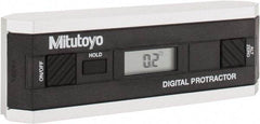 Mitutoyo - 0.10 dg Resolution Digital Combination Protractor and Inclinometer - Multiple dg Accuracy, Multiple dg Range - Caliber Tooling