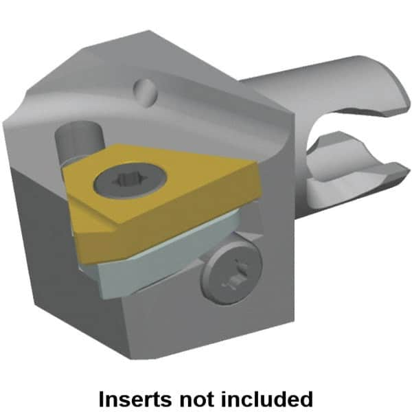 Kennametal - Insert Style LT 16EL, 20mm Head Length, Left Hand Cut, External Modular Threading Cutting Unit Head - System Size KM16, 10mm Center to Cutting Edge, Series LT Threading - Caliber Tooling